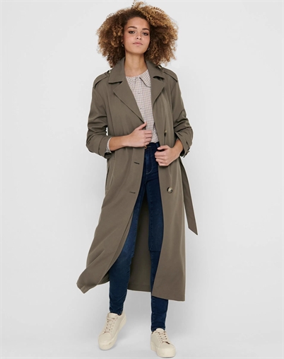 Line X-Long Trenchcoat - Only